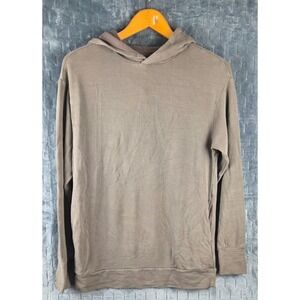 Aerie Oversized Hoodie Sweatshirt Gray Wide Relaxed Fit Comfy Size XXS